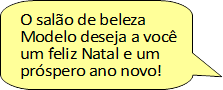 exemplo de mensagem